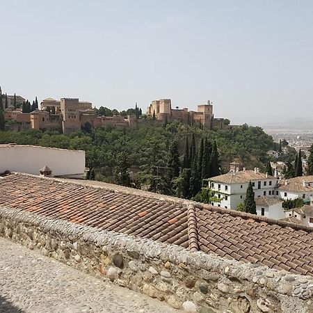 Cueva Albaicin Granada Avec Vue Sur L'Alhambra Villa Exterior photo